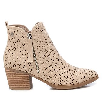 Refresh Women's Fashion Booties with Side Zipper 172784