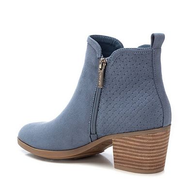Refresh Women's Fashion Italian Design Booties with Side Zipper 172621