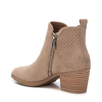 Refresh Women's Fashion Italian Design Booties with Side Zipper 172621
