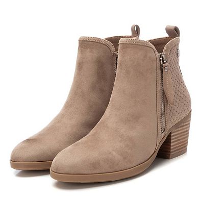 Refresh Women's Fashion Italian Design Booties with Side Zipper 172621