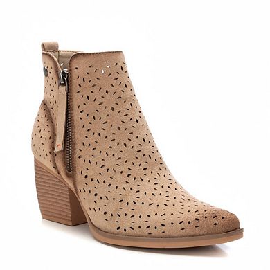 Refresh Women's Fashion Italian Western Booties with Side Zipper 172519