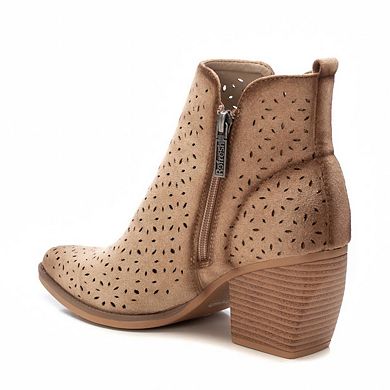 Refresh Women's Fashion Italian Western Booties with Side Zipper 172519