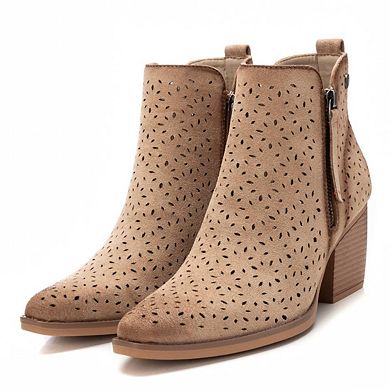 Refresh Women's Fashion Italian Western Booties with Side Zipper 172519