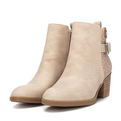 Refresh Women's Fashion Italian Design Booties with Side Zipper 172623