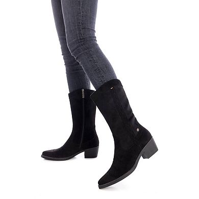 Refresh Women's Italian Western Suede Boots 172127