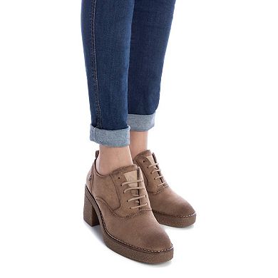 Refresh Women's Suede Heeled Oxfords 170993
