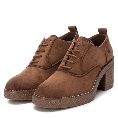 Refresh Women's Suede Heeled Oxfords 170993