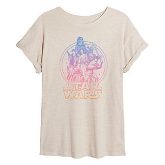 Juniors' Star Wars Group Oversized Tee