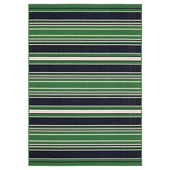 StyleHaven Preppy Stripe Indoor/Outdoor Area Rug