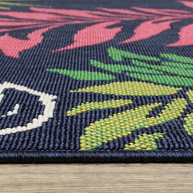 StyleHaven Tropical Botanical Indoor/Outdoor Area Rug