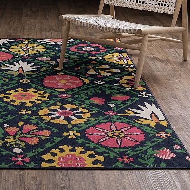 StyleHaven Boho Floral Indoor/Outdoor Area Rug