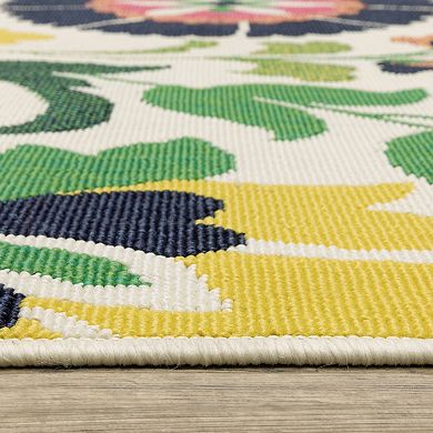 StyleHaven Boho Floral Indoor/Outdoor Area Rug