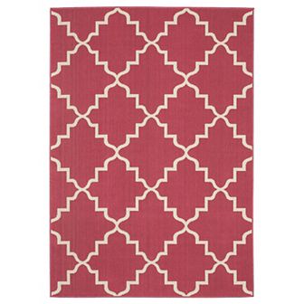 StyleHaven Scalloped Lattice Indoor/Outdoor Area Rug