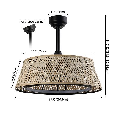 Homer Modern Industrial Iron LED Dome Pendant