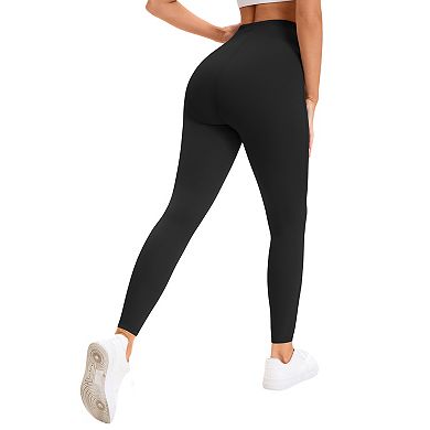 Women's High Waist Tummy Control Workout Running Leggings Soft Shapewear Pants