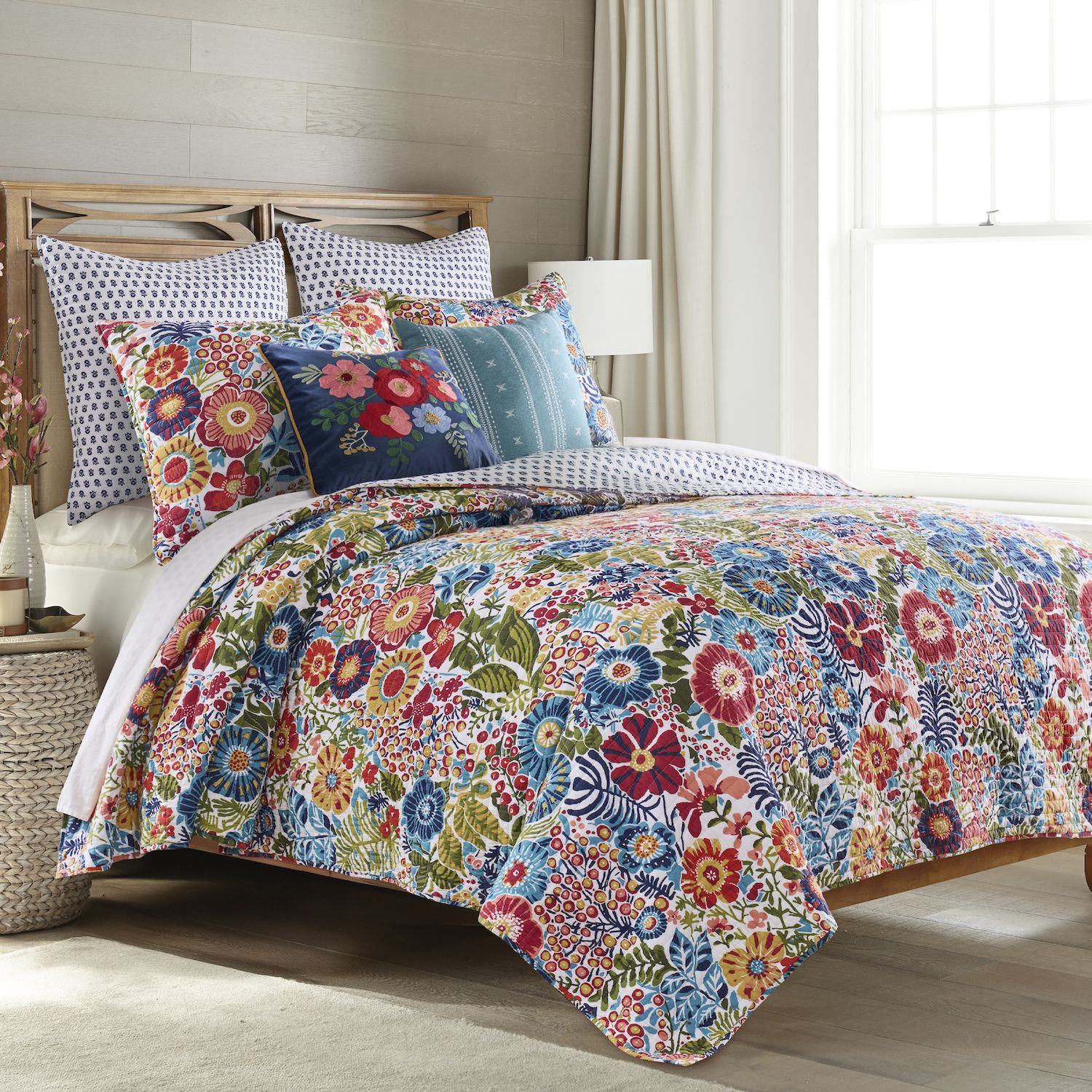Levtex Home Night Garden Quilt - Thumbnail 4