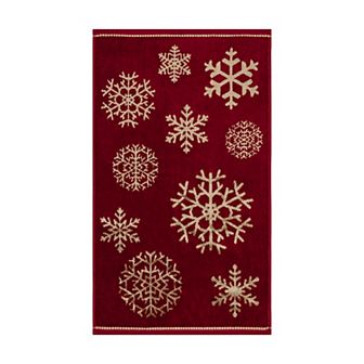 Caro Home Snow Crystals Towel