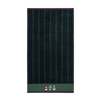Caro Home Snowman Friend Striped Bath Towel