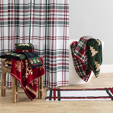 Caro Home Snowman Friend Striped Bath Towel