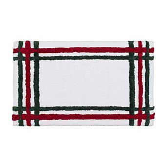 Caro Home Beverly Plaid Bath Rug