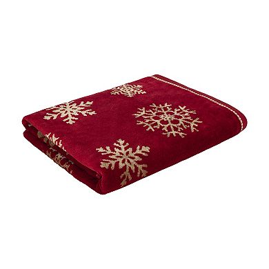 Caro Home Snow Crystals Towel