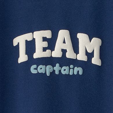 Baby Carter's 'Team Captain' French Terry Jumpsuit