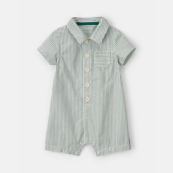 Baby Carter's Stripe Short Sleeve Romper