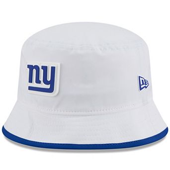 Men's New Era White New York Giants 2025 NFL Training Camp Stretch Bucket Hat