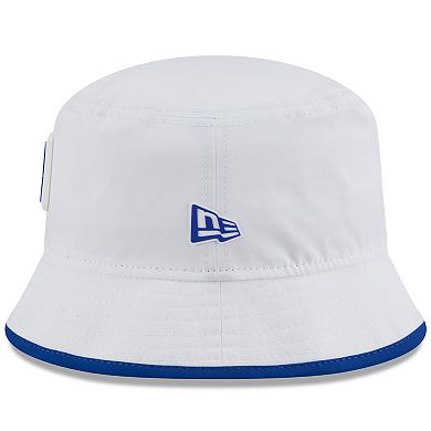 Men's New Era White New York Giants 2025 NFL Training Camp Stretch Bucket Hat