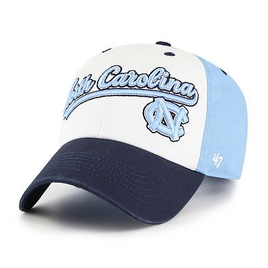 Youth '47 White North Carolina Tar Heels Scooter Clean Up Adjustable Hat
