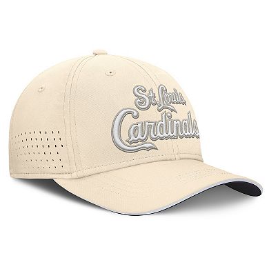 Men's Nike Cream St. Louis Cardinals Rise Performance Flex Hat
