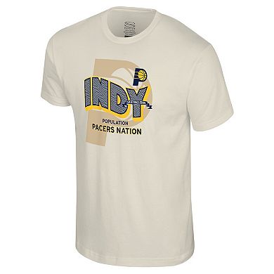 Unisex Stadium Essentials Natural Indiana Pacers Greetings From T-Shirt