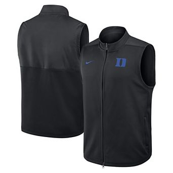 Men's Nike Black Duke Blue Devils Primetime Victory Performance Full-Zip Vest