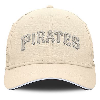 Men's Nike Cream Pittsburgh Pirates Rise Performance Flex Hat