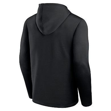 Men's Logo Athletic Black Los Angeles Kings Head Start Pullover Hoodie