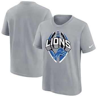 Youth Nike Gray Detroit Lions Icon Legend T-Shirt