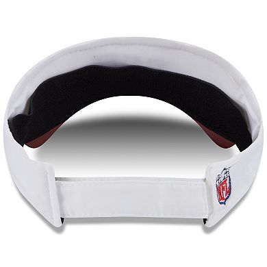 Men's New Era White/Burgundy Washington Commanders 2025 NFL Training Camp Adjustable Visor