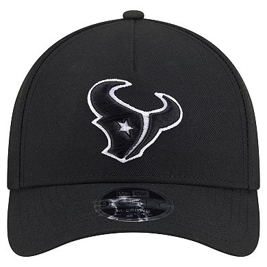 Men's New Era Black Houston Texans Team Collection 9FORTY M-Crown A-Frame Adjustable Hat