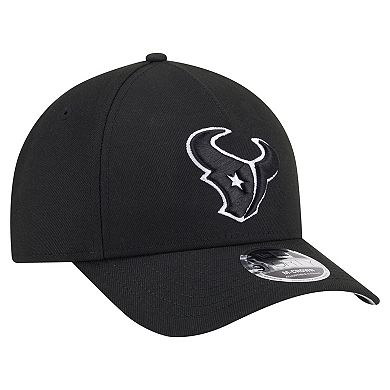 Men's New Era Black Houston Texans Team Collection 9FORTY M-Crown A-Frame Adjustable Hat