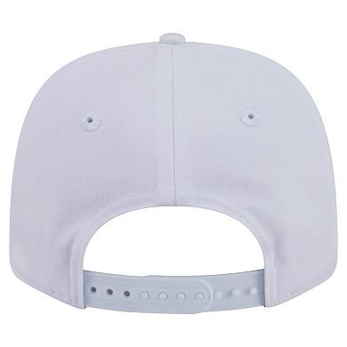 Men's New Era White Dallas Stars Team Lockup Basic 9SEVENTY Adjustable Hat