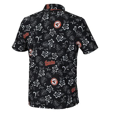Men's Reyn Spooner Black Baltimore Orioles Cooperstown Collection Performance Polo