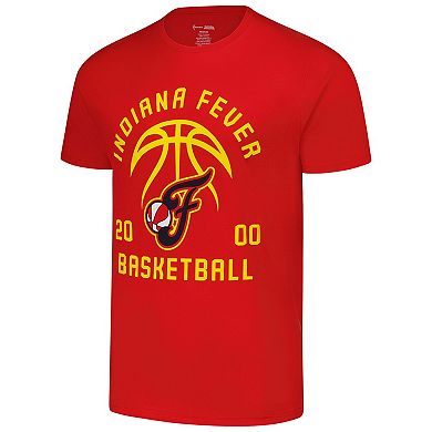 Unisex Stitches Red Indiana Fever Basketball T-Shirt