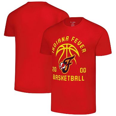 Unisex Stitches Red Indiana Fever Basketball T-Shirt
