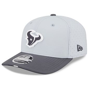 Men's New Era Gray/Graphite Houston Texans 2025 NFL Training Camp 9SEVENTY Adjustable Hat