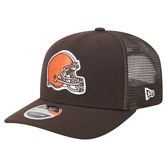 Men's New Era Brown Cleveland Browns Team Collection 9SEVENTY Stretch-Snap Adjustable Hat