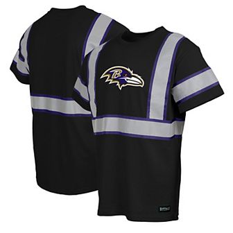 Men's Black Baltimore Ravens Safety Heavyweight T-Shirt