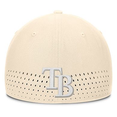 Men's Nike Cream Tampa Bay Rays Rise Performance Flex Hat