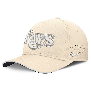 Men's Nike Cream Tampa Bay Rays Rise Performance Flex Hat