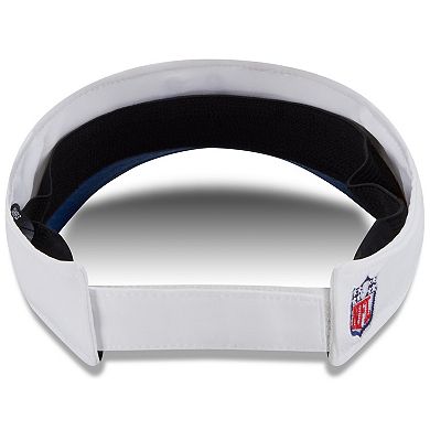 Men's New Era White/Royal Indianapolis Colts 2025 NFL Training Camp Adjustable Visor