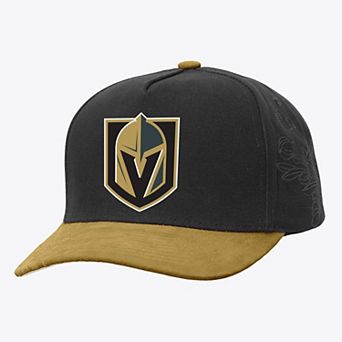 Mitchell & Ness Black/Gold Vegas Golden Knights May Flowers Pro Crown Adjustable Hat